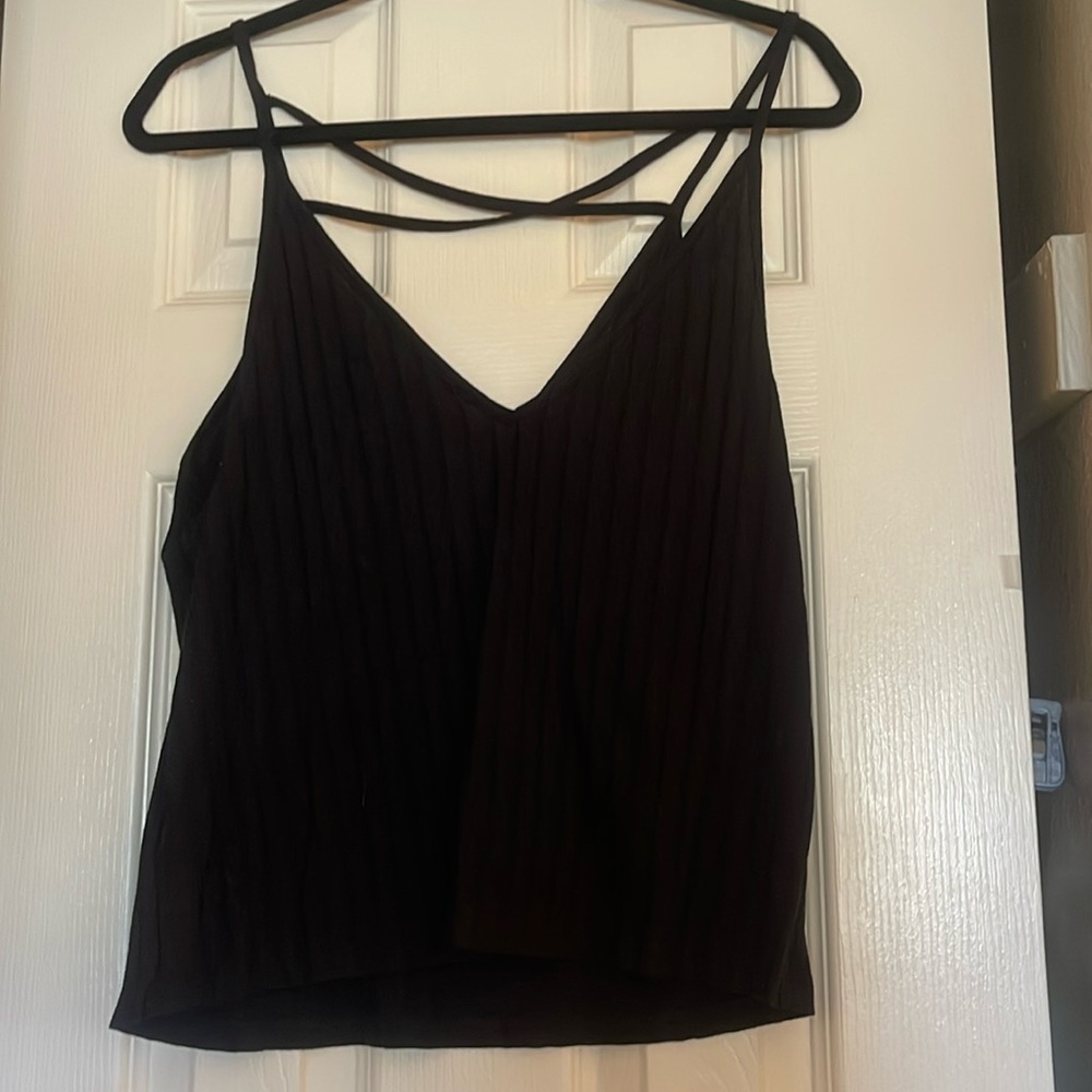 Black soft blouse